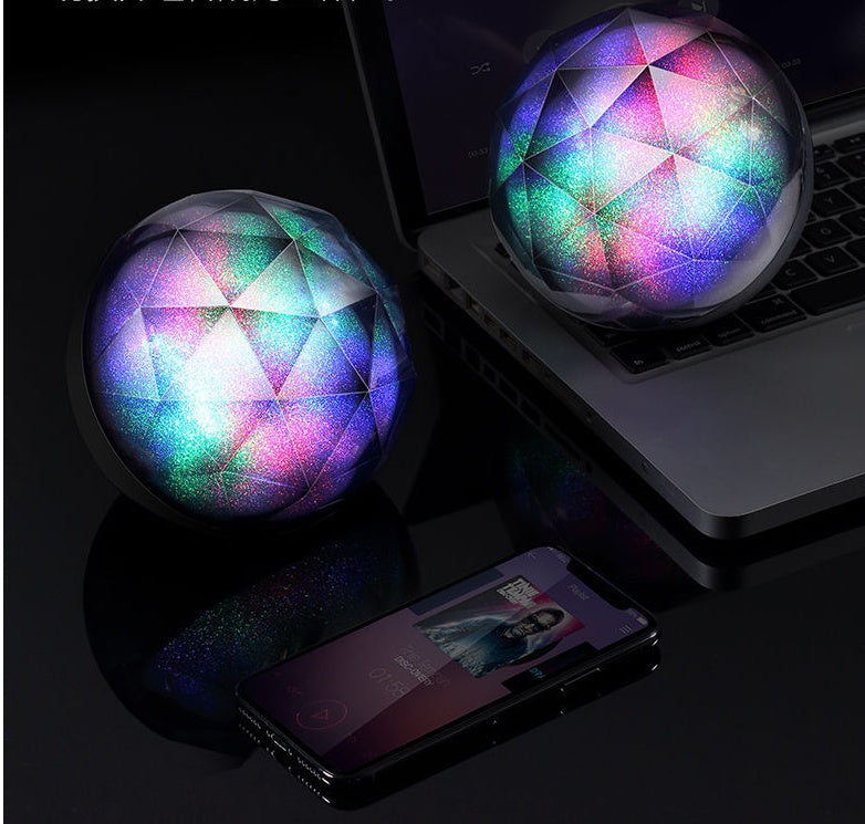 Purple Led Bluetooth speaker