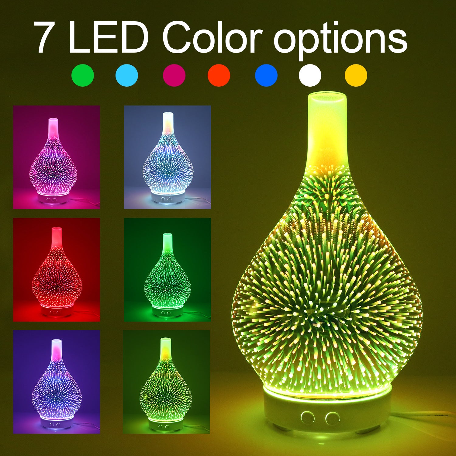 Multi-colour Diffuser Humidifier