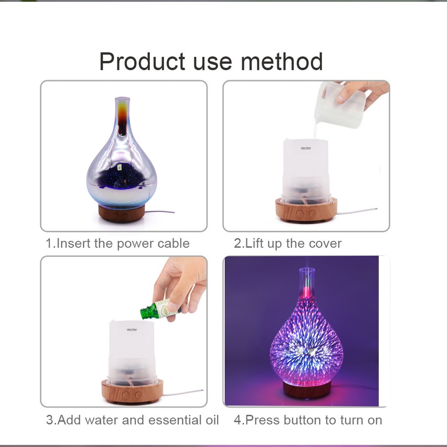 Multi-colour Diffuser Humidifier